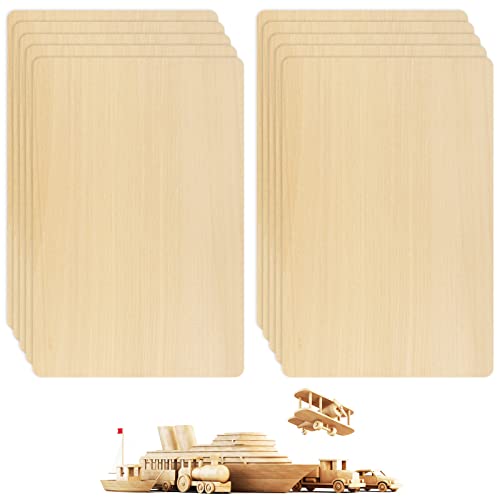 10 Stück Balsaholz Platten Sperrholz 300mm x 200mm x 1.5mm, Balsabretter für DIY Handwerk Modell Flugzeug Schiff Holzarbeiten Boot Häuser und andere Gebäude von twirush