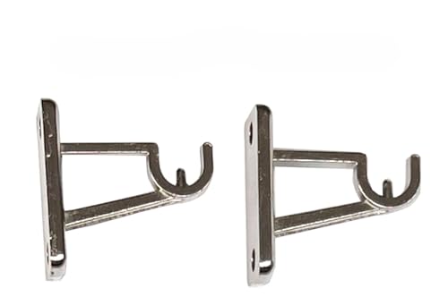twoja pszczółka Metall-Halterungen für Mini-Gardinenstangen, 2 Stück – Wandhalterungen für Hakenstangen mit Montageset - Nickel twoja pszczółka Metall-Halterungen für Mini-Gardinenstangen, 2 Stück – Wandhalterungen für Hakenstangen mit Montageset - Nickel von twoja pszczółka