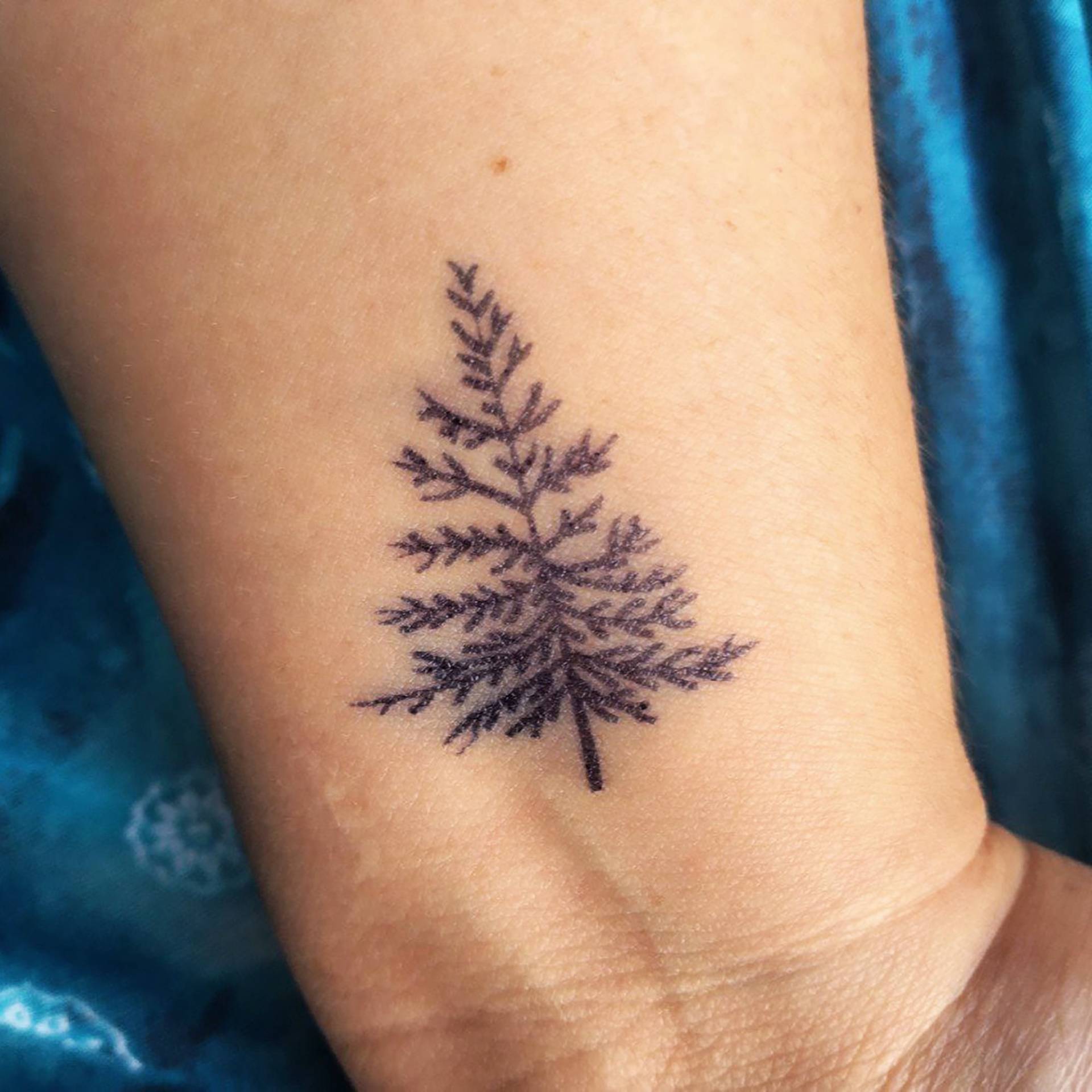 Kiefernbaum Semi-Permanent 2-Wochen Tattoo | 2Er Set von twoweektattoos
