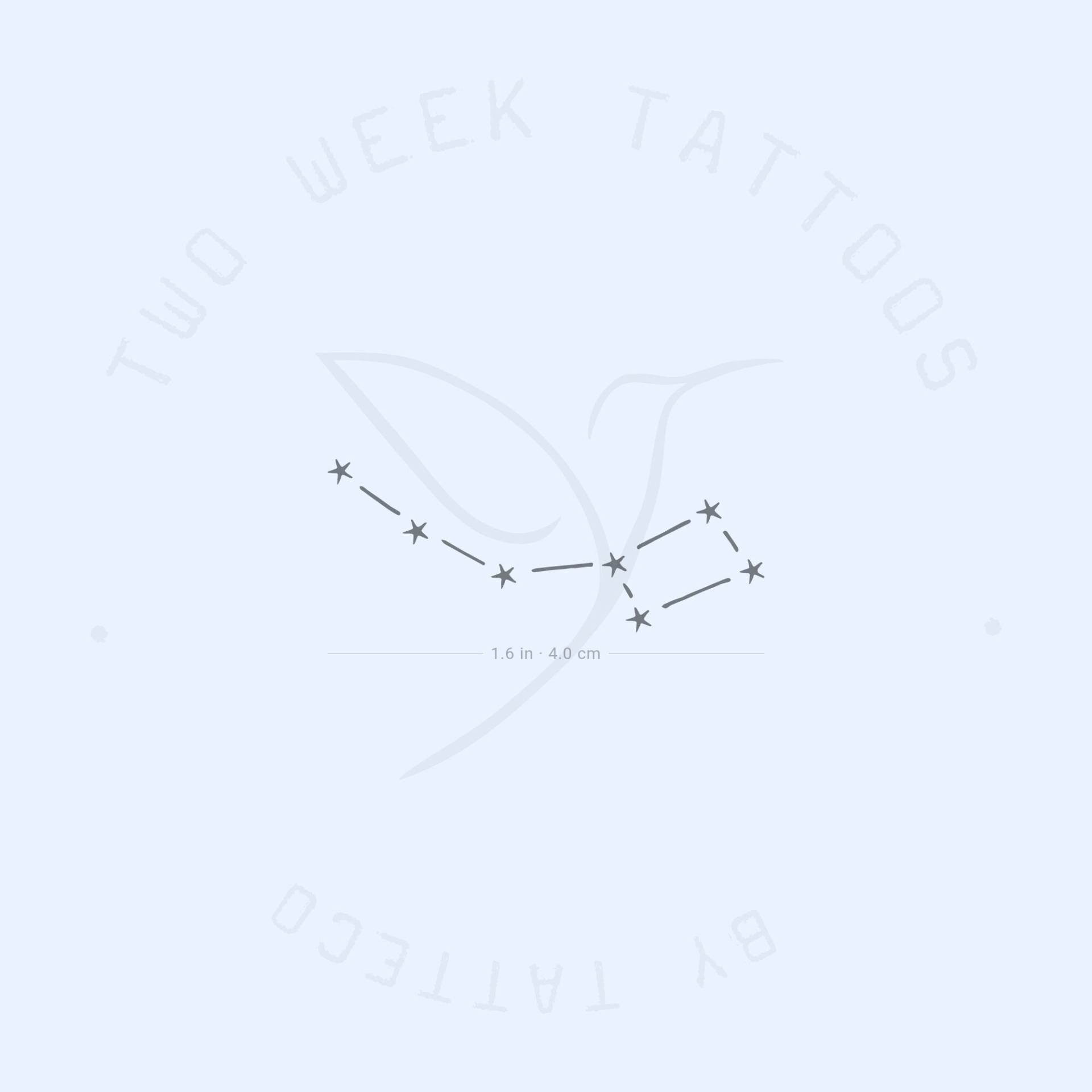 Kleiner Wasserlöffel Semi-Permanent Tattoo | 2Er Set von twoweektattoos