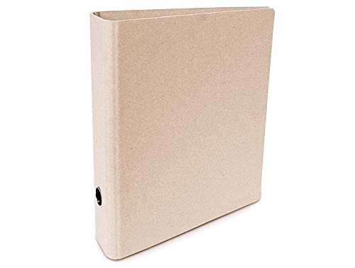 tyyp, Aktenordner, Ordner, Ringbuch, 100% Recyclingpapier, Handmade (Grau/Recyclingkarton) von tyyp