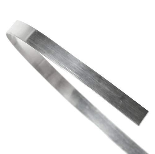 Lünettendraht, 999 Feinsilber, flach, 3 mm x 28 Gauge, Menge = 30,5 cm Lünettendraht, 999 Feinsilber, flach, 3 mm x 28 Gauge, Menge = 30,5 cm von uGems
