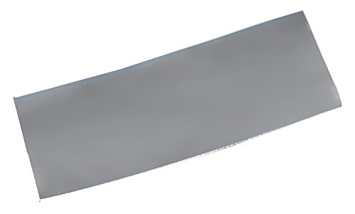 uGems Blatt Sterlingsilber flach weich 18 Gauge 5 cm x 2,5 cm x 1 mm von uGems