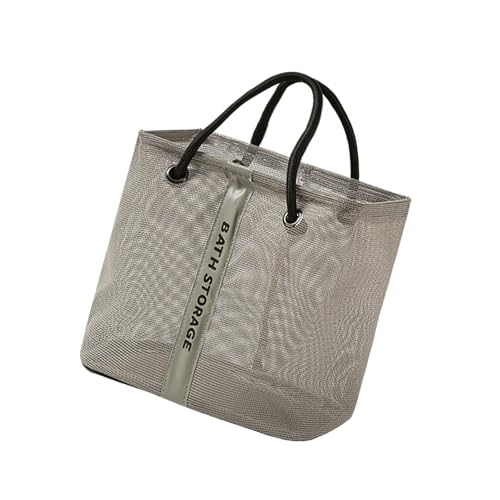 uikios Duschtasche, tragbarer Badezimmer-Organizer mit Griff, Netzstoff, Kulturbeutel für Reisen, Fitnessstudio, Schlafsaal, Badezimmer von uikios