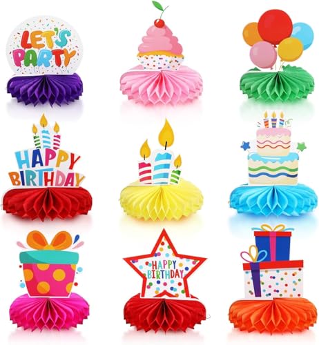 uinnossvc 9 Stück Wabenbälle Tischdeko, Honeycomb Party Dekorationen, Kindergeburtstage Party Tischdeko, Bienenwabe Mittelstücke Geburtstag für Jungen Mädchen uinnossvc 9 Stück Wabenbälle Tischdeko, Honeycomb Party Dekorationen, Kindergeburtstage Party Tischdeko, Bienenwabe Mittelstücke Geburtstag für Jungen Mädchen von uinnossvc
