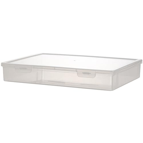 Aktenaufbewahrungsbox, A4/A5, Dokumenten-Aufbewahrungsbox, Schnallen-Design, staubdicht, PP, breite Anwendung, Aktenpapier, Aufbewahrungskoffer, Bürobedarf, Aktenpapier, Dokumentenschutzhülle von ulafbwur