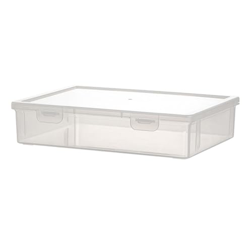 ulafbwur Dokumentenbox, A4/A5, Dokumenten-Aufbewahrungsbox, Schnallen-Design, staubdicht, PP, breite Anwendung, Aktenpapier, Aufbewahrungskoffer, Bürobedarf, Dokumentenschutzhülle ulafbwur Dokumentenbox, A4/A5, Dokumenten-Aufbewahrungsbox, Schnallen-Design, staubdicht, PP, breite Anwendung, Aktenpapier, Aufbewahrungskoffer, Bürobedarf, Dokumentenschutzhülle von ulafbwur