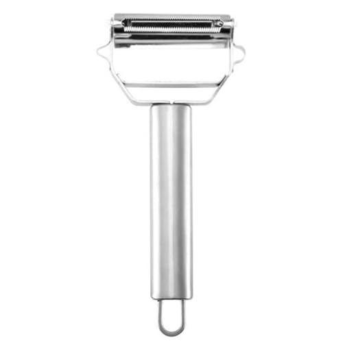 ulafbwur Food Rotten Parts Remover Gemüseschäler Reibe Multifunktions-Edelstahl mit Doppelkopf-Design Komfortgriff Einfache Aufbewahrung Haken Küche Silber ulafbwur Food Rotten Parts Remover Gemüseschäler Reibe Multifunktions-Edelstahl mit Doppelkopf-Design Komfortgriff Einfache Aufbewahrung Haken Küche Silber von ulafbwur