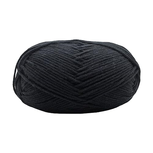 ulafbwur Häkelgarn, Strickgarn, Handarbeit, hervorragende Häkelarbeit, Pullover, Mütze, Puppen, Wolle, Garn, Knäuel, Schwarz ulafbwur Häkelgarn, Strickgarn, Handarbeit, hervorragende Häkelarbeit, Pullover, Mütze, Puppen, Wolle, Garn, Knäuel, Schwarz von ulafbwur