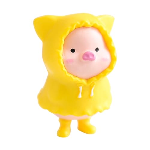 ulafbwur Home Decor DIY Craft Pig Figur Vivid Cartoon Miniatur Charmante Schwein Figur für Zuhause Schwein Figur Mini von ulafbwur