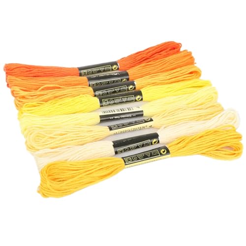 ulafbwur Stickgarn, Kreuzstich, Stickgarn, helle Farbe, Gelb ulafbwur Stickgarn, Kreuzstich, Stickgarn, helle Farbe, Gelb von ulafbwur