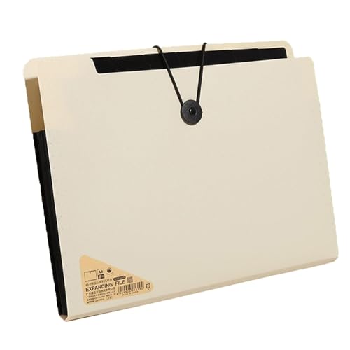 Erweiterbarer Datei-Organizer, erweiterbarer Dateiordner, erweiterbarer Ordner mit 13 Taschen, A4 Taschenordner, Rechnungsbelegungs-Organizer, tragbar inkl von ulapithi