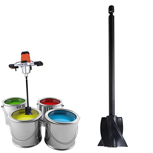 Farbrührer Klein Mit Nylonflügeln, Paint Mixer Epoxy Mischeraufsatz Für Bohrer Wiederverwendbare Farbrührer Schlammharzmischer Paddel Leistungsstarker Mehrzweck Mischwerkzeugaufsatz 6,5 X 1,38 Zoll von ulapithi