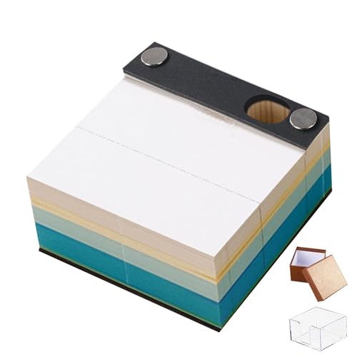 Haftnotizen, Haftnotizblock | Künstlerische Haftnotizen mit Stifthalter | Palace Notes Notizblock, Skulptur, Desktop Skulptur, kreative Büronotizen für Büros von ulapithi
