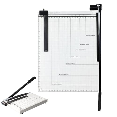 Papierschneider, Papierschneiderschieber | Büropapierschneider | A4 Papierschneider, Büropapierschneider für Karten, Etikett, Pappe, Foto von ulapithi