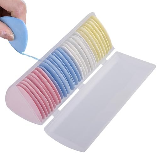 Nähkreide für Stoff, Schneiderkreide, Stoffmarker, waschbar, mit Aufbewahrungsbox, bunt, dreieckig, in verschiedenen Farben, Nähkreide für Stoff, Schneiderkreide, Stoffmarker, waschbar, mit Aufbewahrungsbox, bunt, dreieckig, in verschiedenen Farben, von ulapithi