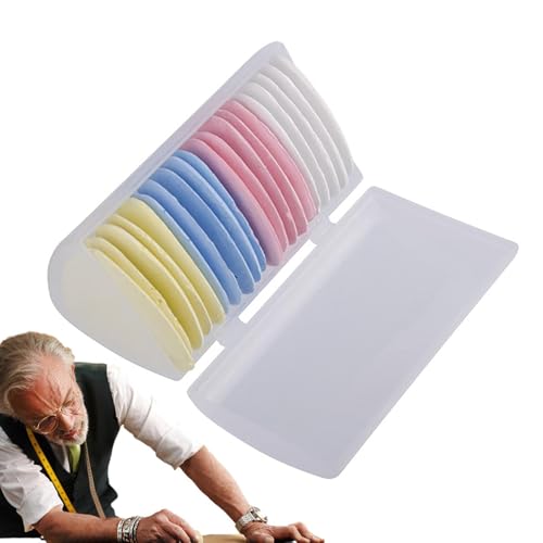 Nähkreide für Stoff, Schneiderkreide, Stoffmarker, waschbar, mit Aufbewahrungsbox, bunt, dreieckig, in verschiedenen Farben, Nähkreide für Stoff, Schneiderkreide, Stoffmarker, waschbar, mit Aufbewahrungsbox, bunt, dreieckig, in verschiedenen Farben, von ulapithi
