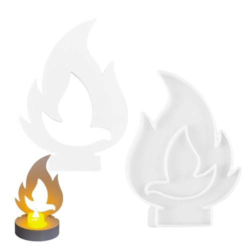 Peace Taubenform für Kerzenhalter Dekoration, Taubenstatuenform | Flammenfriedentaubenform für Kerzenhalter Dekoration - Schokoladenfondantform für von ulapithi
