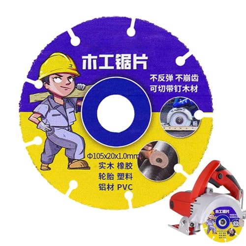 Trennscheibe für Winkelschleifer, Trennscheiben für Winkelschleifer, Holzschleifscheibe, Trennscheiben, Multifunktionswerkzeug für Kupfer, PVC, Gummi, von ulapithi