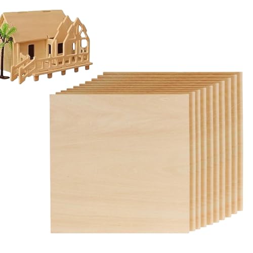 Unvollendetes , Holzblätter zum Basteln, 10 unfertige Sperrholzplatten zum Zeichnen | Unvollendete Holzblätter zum Färben, Malen, Basteln, für Bastelarbeiten von ulapithi
