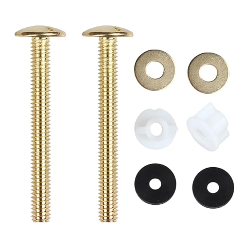 WC-Sitzschrauben, WC-Sitzschrauben, robuste WC-Schrauben – WC-Sitz-Klemm-Set, Schrauben und Schrauben, 2 Stück WC-Sitz-Hardware, von ulapithi