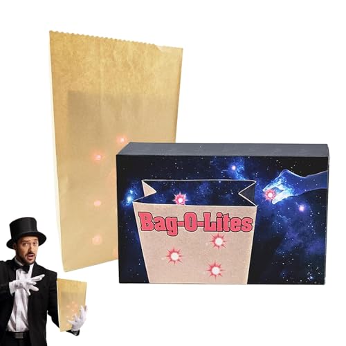 Magische Szene Illusion, Gimmick Zubehör, Papiertüte mit leichten Zaubertricks am Finger | Cool Close Up Tasche mit magischen Produkten – Creative Light Magic Classic Magische Szene Illusion, Gimmick Zubehör, Papiertüte mit leichten Zaubertricks am Finger | Cool Close Up Tasche mit magischen Produkten – Creative Light Magic Classic von ulapithi