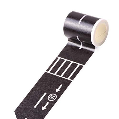 ulapithi Playtape, Road Tape, Straßenfolie, Verkehr Washi Klebeband Dekorative Züge Eisenbahnen Straße Washi Tape Washi Klebeband Auto Aufkleber Band Puzzle Handgemachtes Verkehrsband von ulapithi
