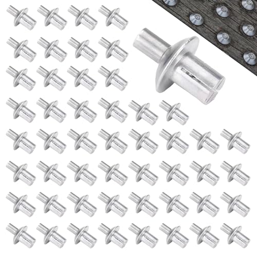 ulapithi Pop-Nieten aus Aluminium,Vollnieten aus Aluminium mit rundem Kopf - Pop Rivets Kernziehnieten | Pop-Nieten mit gewölbtem Kopf, Klopftyp-Spreiznieten für Zuhause, Elektronik, Präzision von ulapithi