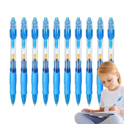Tintenroller, | Druckkugelschreiber, 10 Stück, Kugelschreiber 0,5 mm für Schule, Schreiben, Notizen, Unterschrift, Männer und Frauen von ulapithi