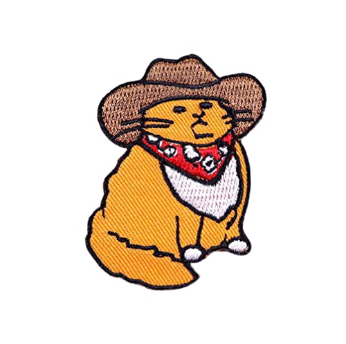 Western Cowboy Katze Patch Niedliche Tier Patches Stickerei Patch Applikationen Iron On/Sew On Patches Lustige bestickte Patches für Kleidung Aufkleber Dekorationen Geschenk Western Cowboy Katze Patch Niedliche Tier Patches Stickerei Patch Applikationen Iron On/Sew On Patches Lustige bestickte Patches für Kleidung Aufkleber Dekorationen Geschenk von ulricar