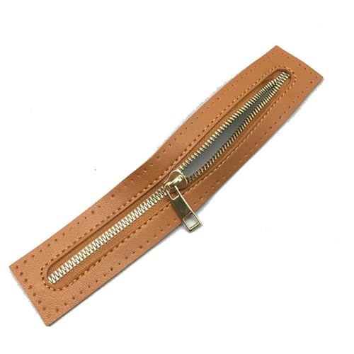 2 stücke 23,5 cm Praktische Austauschbare Reißverschluss DIY Nähen Leder Reißverschluss Nützlich für Häkeln Tasche Handtasche Hardware Einfarbig Stich Reißverschluss von umass