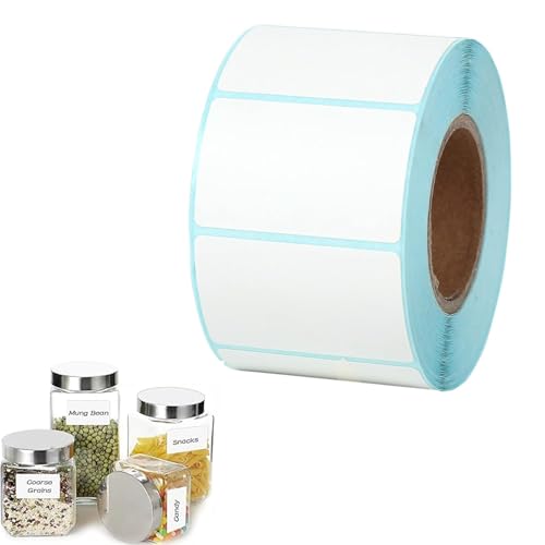 800 Stück Klebeetiketten, 4 x 3 cm Robust Selbstklebendes, Etikett Aufkleber Weiß für Küche Marmelade Büro 800 Stück Klebeetiketten, 4 x 3 cm Robust Selbstklebendes, Etikett Aufkleber Weiß für Küche Marmelade Büro von umyeoqoyo