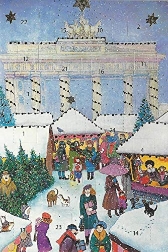 Adventskalender Doppelkarten Berlin 3 Stück Nostalgie Weihnachten Grußkarten Goldprägung Kunstkarte Retro Vintage Weihnachtsgrüße Adventskalender Doppelkarten Berlin 3 Stück Nostalgie Weihnachten Grußkarten Goldprägung Kunstkarte Retro Vintage Weihnachtsgrüße von unbekannt