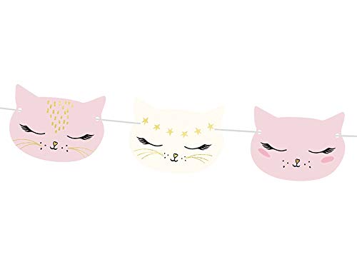 Party-Girlande Katze Baby-Shower-Party Mädchen / Banner Deko-Ration Kinder-Geburtstag Motto-Party Prinzessin Tier-e / Raum-Dekoration Accessoires Kätzchen Party-Girlande Katze Baby-Shower-Party Mädchen / Banner Deko-Ration Kinder-Geburtstag Motto-Party Prinzessin Tier-e / Raum-Dekoration Accessoires Kätzchen von unbekannt
