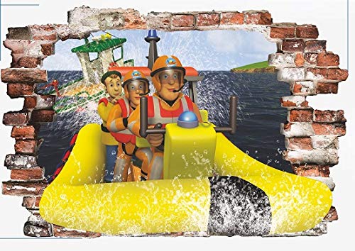Feuerwehrmann sam wandsticker Wandbilder für Jungs, Feuerwehrmann sam wandtattoo 800mmX 560mm Feuerwehrmann sam wandsticker Wandbilder für Jungs, Feuerwehrmann sam wandtattoo 800mmX 560mm von unbrending
