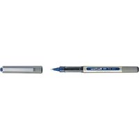 uni-ball eye fine UB-157 Tintenroller silber 0,4 mm, Schreibfarbe: blau, 12 St. von uni-ball