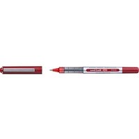 uni-ball eye micro UB-150 Tintenroller silber 0,2 mm, Schreibfarbe: rot, 12 St. von uni-ball