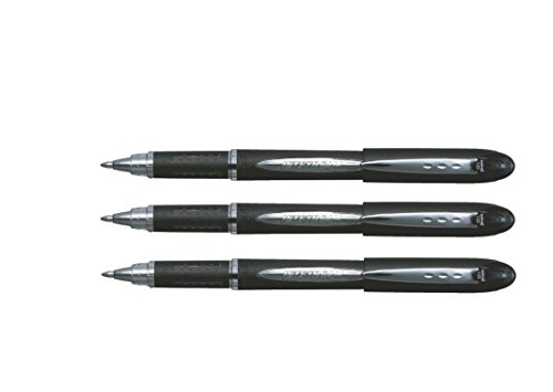 Uni Jetstream Tintenroller, 1,0 mm Spitze, lose geliefert, Schwarz, 3 Stück, sx-210 Uni Jetstream Tintenroller, 1,0 mm Spitze, lose geliefert, Schwarz, 3 Stück, sx-210 von Uni-Ball
