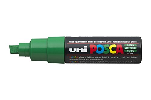 Uni Posca Marker PC-8K Farbe Glas Stift Breite Meißelspitze 8.00mm Grün von uni-ball