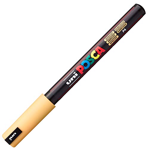 POSCA 181720 - POSCA Marker mit kalibrierter Spitze, apricot von Uni-Ball