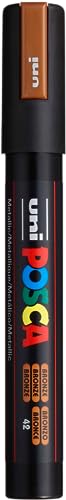 POSCA 182583 - POSCA Marker mit mittelfeiner Rundspitze, bronze von uni-ball