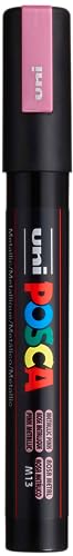 POSCA 182589 -POSCA Marker mit mittelfeiner Rundspitze, rosa metallic von uni-ball