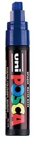 uni-ball 186351 - POSCA Marker mit extra breiter Rechteckspitze, dunkelblau uni-ball 186351 - POSCA Marker mit extra breiter Rechteckspitze, dunkelblau von Uni-Ball