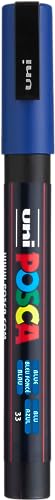uni-ball 186551 - POSCA Marker mit feiner Rundspitze, dunkelblau von uni-ball