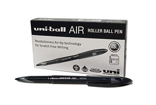 uni-ball 190470000 UB-188-Micro Air Kugelschreiber, schwarze Super-Tinte, fälschungssicher, Füllfederspitze, 12 Stück uni-ball 190470000 UB-188-Micro Air Kugelschreiber, schwarze Super-Tinte, fälschungssicher, Füllfederspitze, 12 Stück von Uni-Ball
