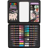 uni-ball POSCA Marker Metalletui DIY Acrylstift farbsortiert, 20 St. uni-ball POSCA Marker Metalletui DIY Acrylstift farbsortiert, 20 St. von uni-ball