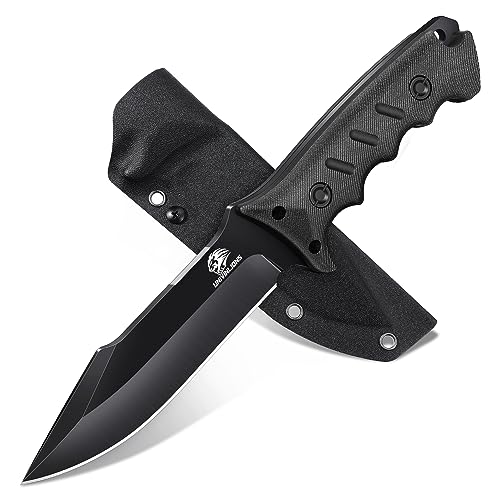univinlions Outdoor Survival Messer,Jagdmesser Feststehende Klinge,Outdoor Messer mit G10 Griff,Camping Messer Kydex Scheide,Full Tang Bushcraft Messer,Geschenk für Männer univinlions Outdoor Survival Messer,Jagdmesser Feststehende Klinge,Outdoor Messer mit G10 Griff,Camping Messer Kydex Scheide,Full Tang Bushcraft Messer,Geschenk für Männer von univinlions