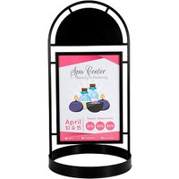 update displays Kundenstopper Wheel schwarz DIN B2 von update displays