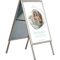 update displays Kundenstopper silber DIN A1 2 Fächer update displays Kundenstopper silber DIN A1 2 Fächer von update displays