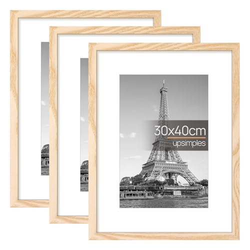 upsimples 3 Pack bilderrahmen 30x40 Holz, Bilderrahmen 30x40, Picture Frame für Fotos, Bilder, Poster upsimples 3 Pack bilderrahmen 30x40 Holz, Bilderrahmen 30x40, Picture Frame für Fotos, Bilder, Poster von upsimples